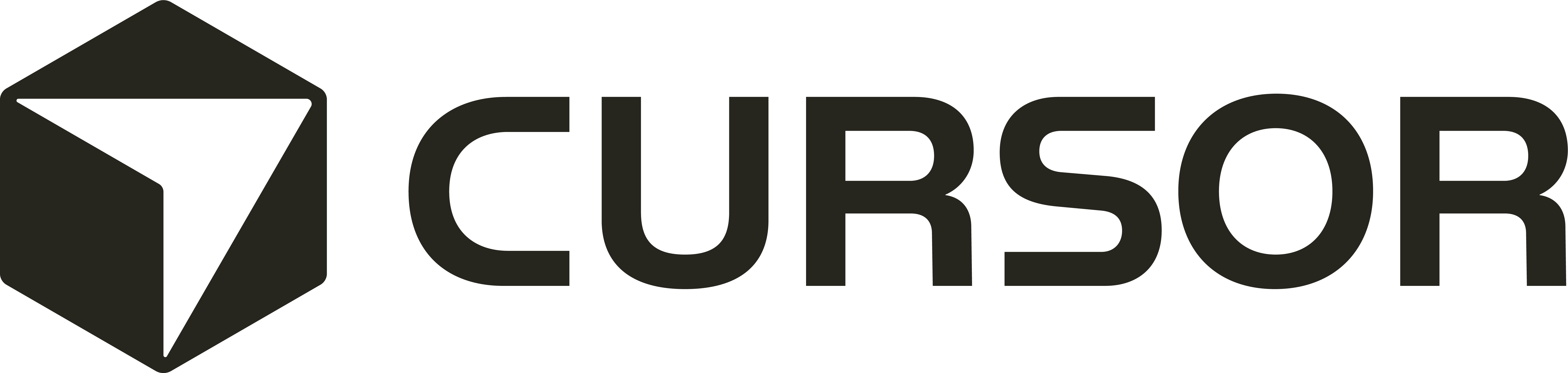 Cursor cube mark and wordmark